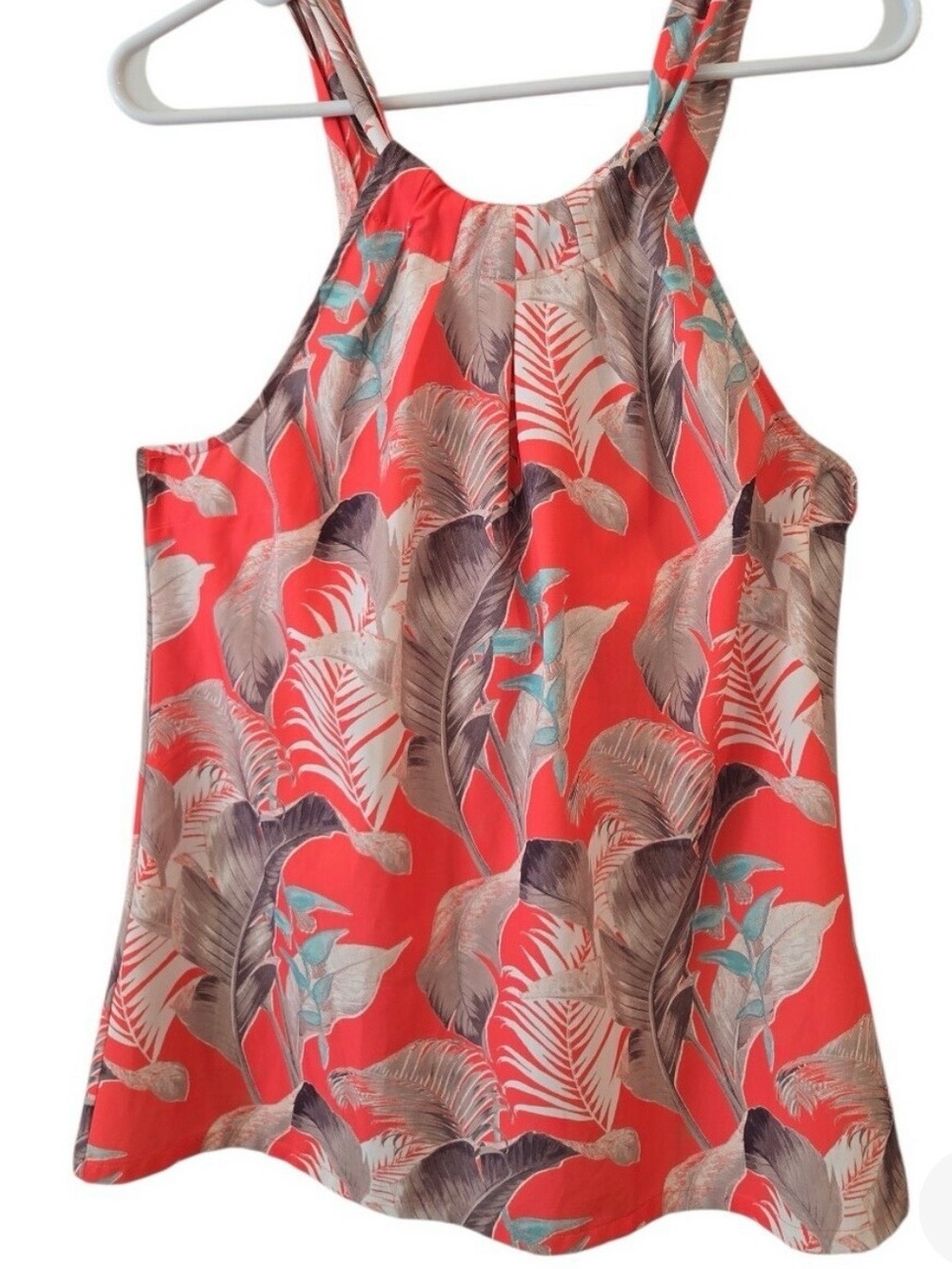 Tommy Bahama Coral Tropical Print Halter